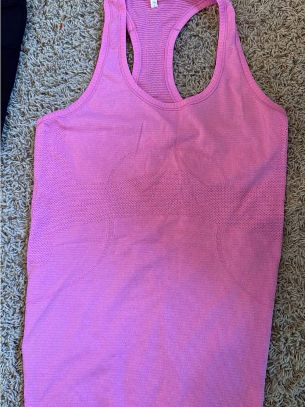 lululemon athletica Pink Racerback Seamless Tank